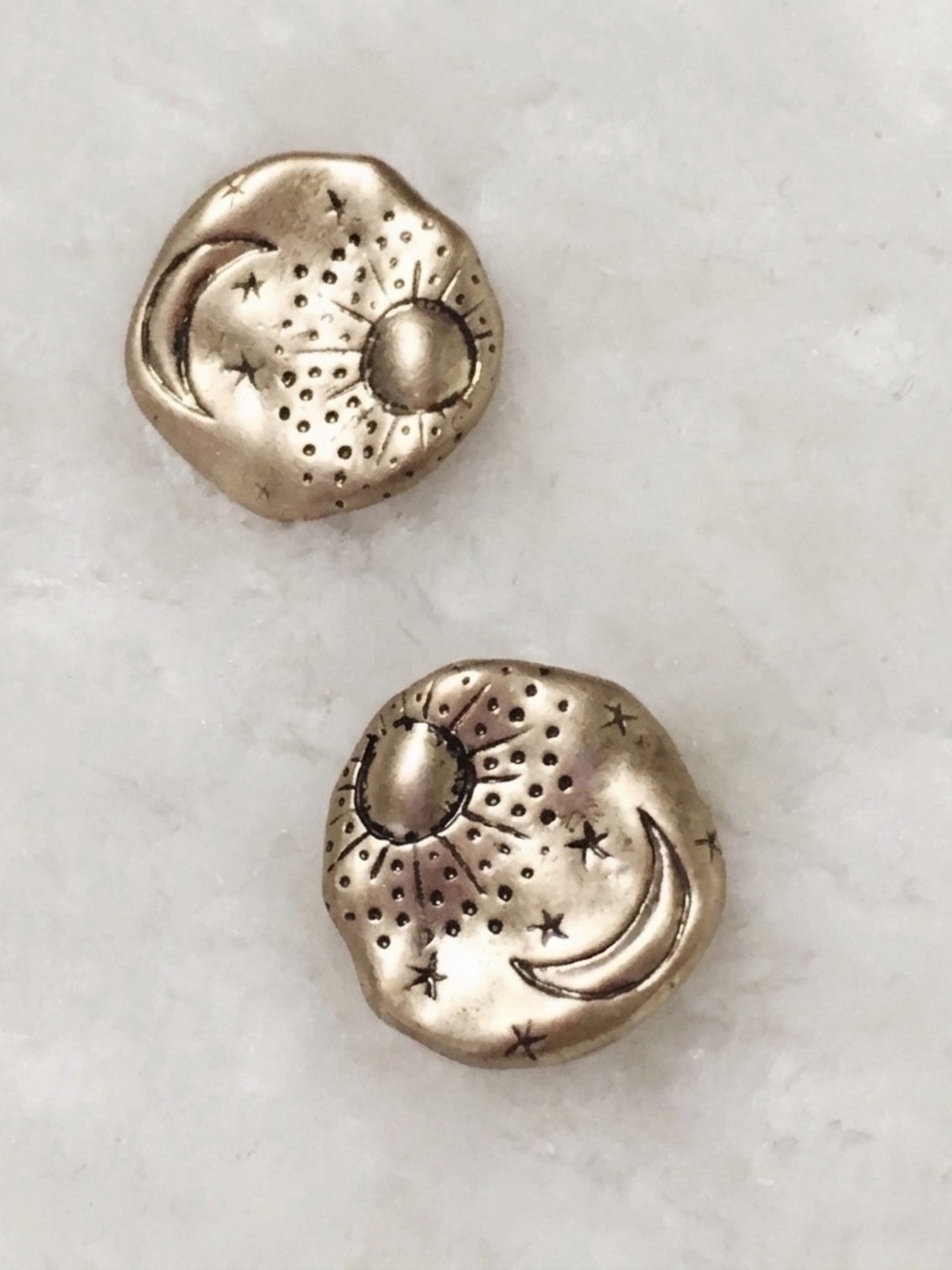 Sun Moon Star Studs Dainty Starry Night Earrings Celestial